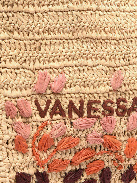 Handtas Cabas Raphia Raphia Vanessa bruno Beige cabas raphia 24V40884 ander zicht 2